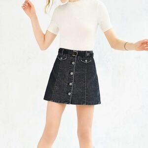 Urban Outfitters BDG Corduroy Button Front Skirt